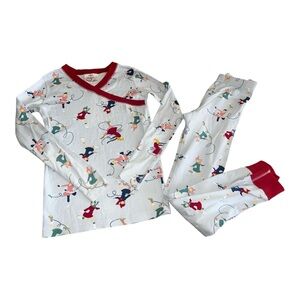 Hanna Andersson Crossover Gliding On Ice Pajamas